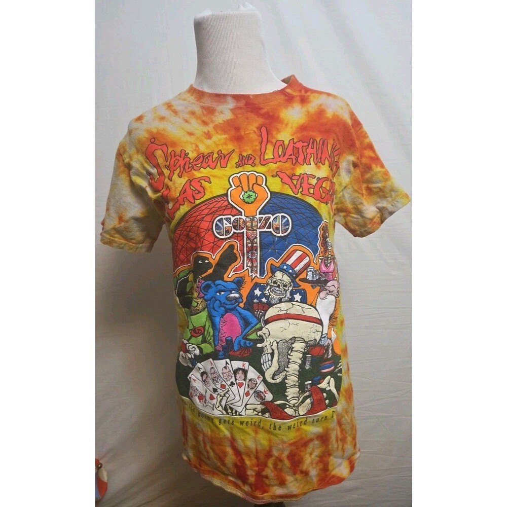 Dead & Company Las Vegas 2024 The Sphere Liquid Blue Tie-Dye Tee T-Shirt Small